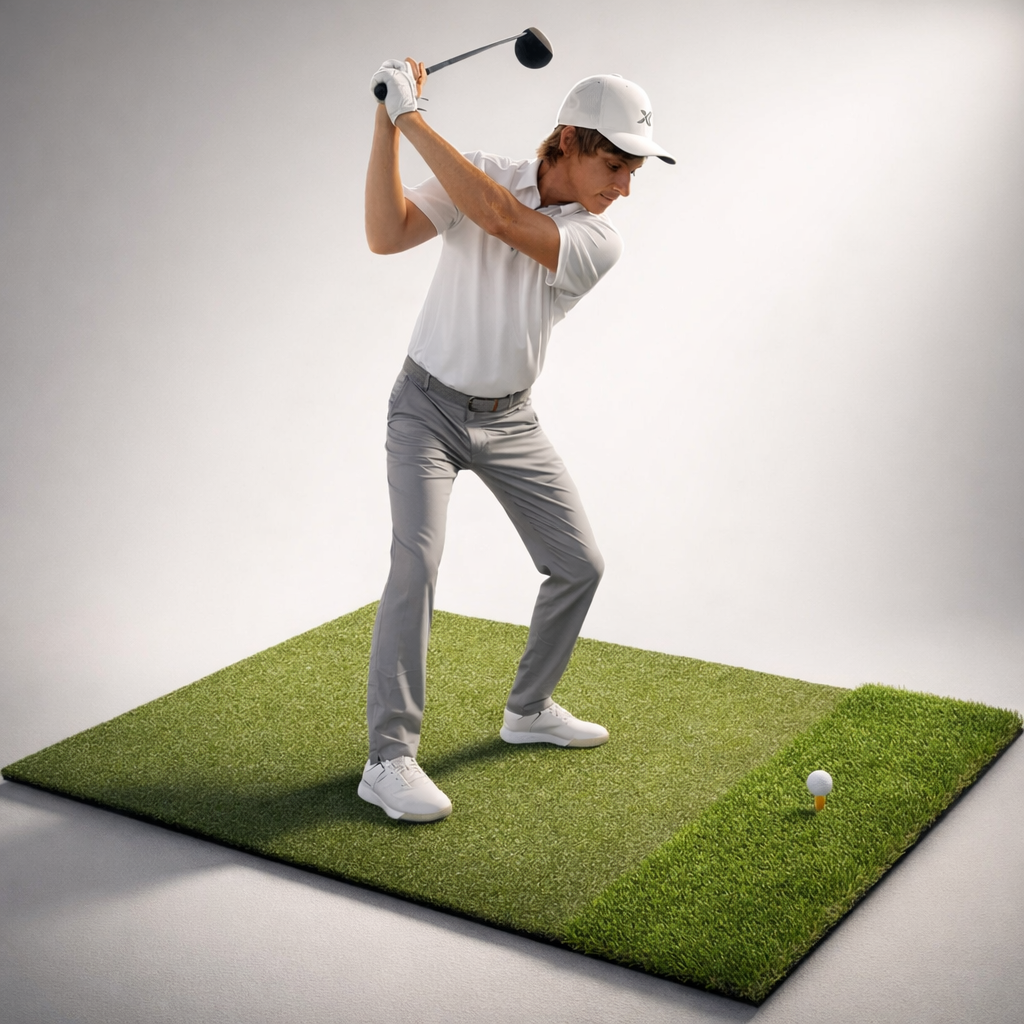 FusionTurf | Golf Hitting Mat 4'x5' with Realistic Strike Feel | Versatile Golf Practice for Enhanced Control 1