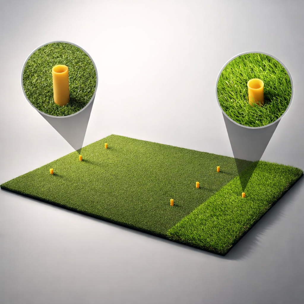 FusionTurf | Golf Hitting Mat 4'x5' with Realistic Strike Feel | Versatile Golf Practice for Enhanced Control 2