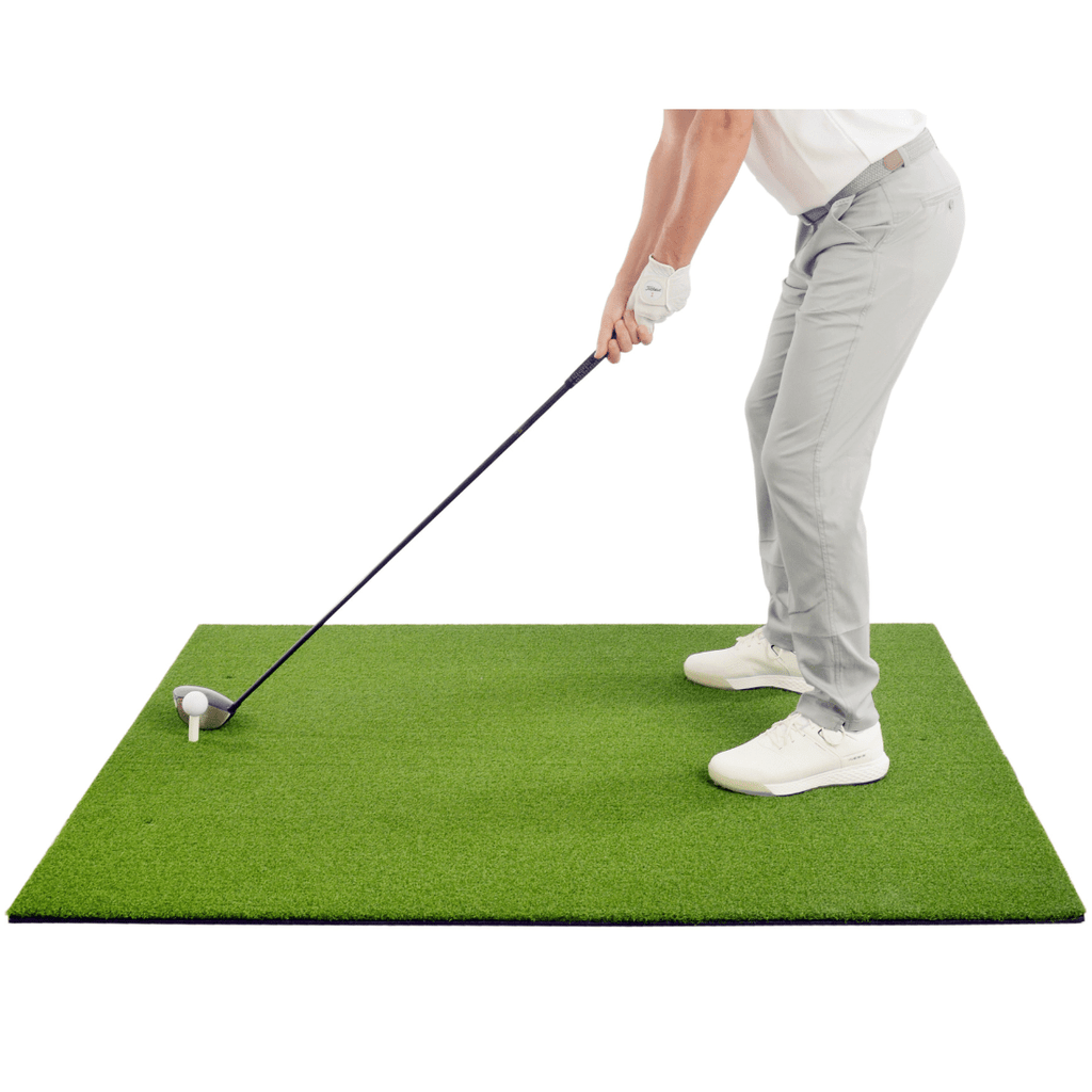 Golf Practice Mat | Shock Absorbing Golf Hitting Mat for Indoor & Outdoor Training 0