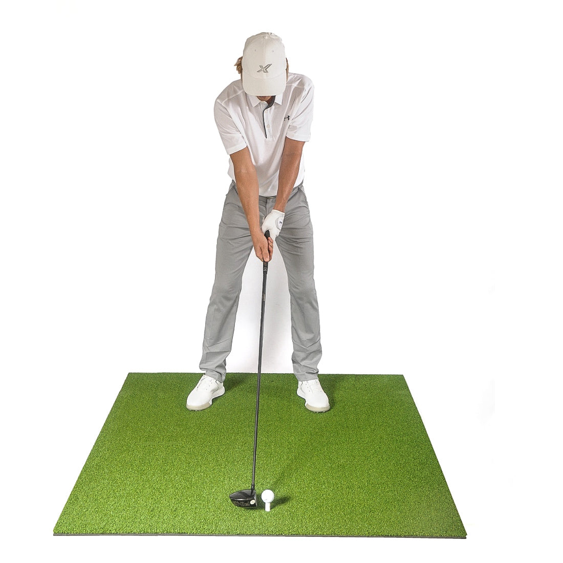 Golf Practice Mat | Shock Absorbing Golf Hitting Mat for Indoor & Outdoor Training 4