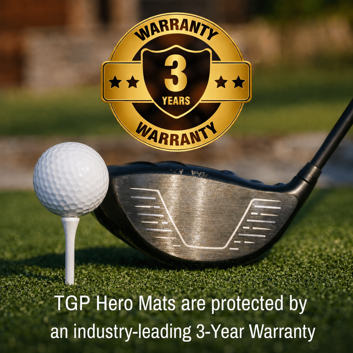 Hero Collection | Extra Large Golf Hitting Mat with Shock Absorption | Durable Practice Surface for Year-Round Training 5