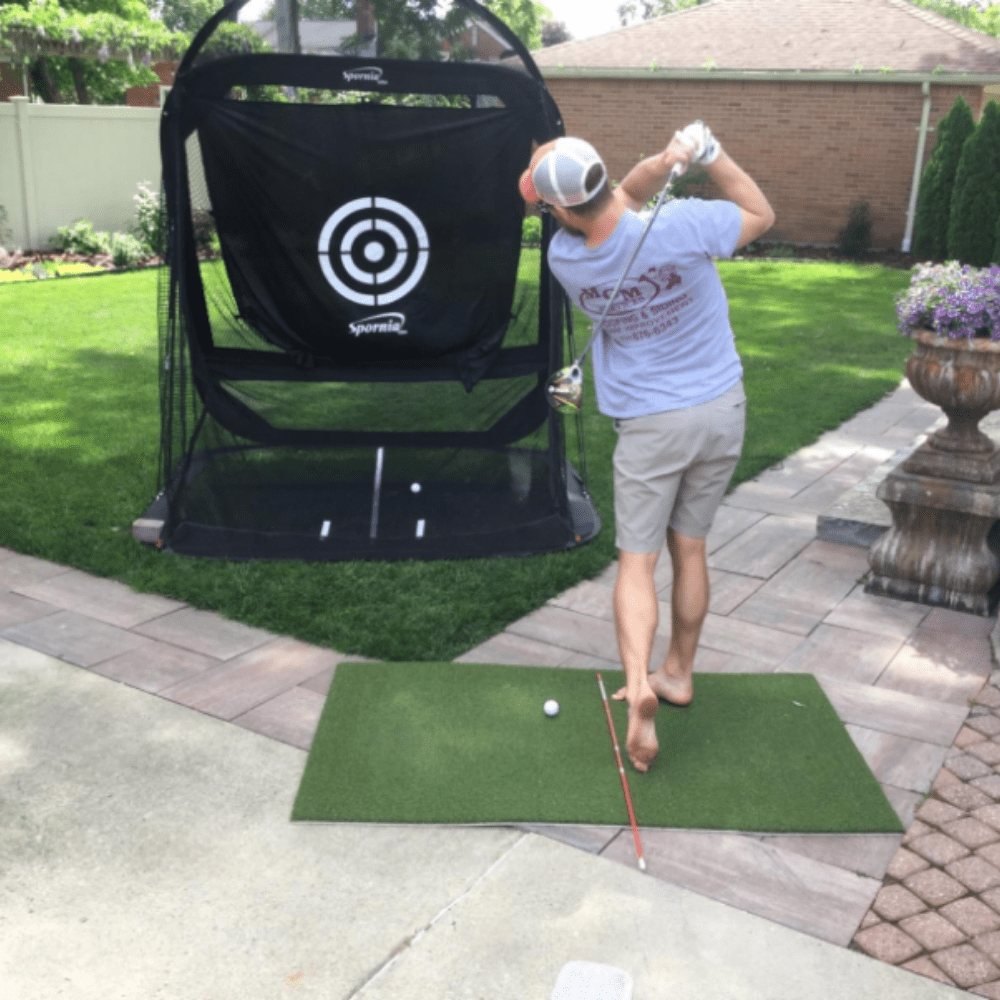 Hero Golf Practice Mat | Durable 3'x5' Hitting Mat with Realistic Feedback for Year-Round Training 5