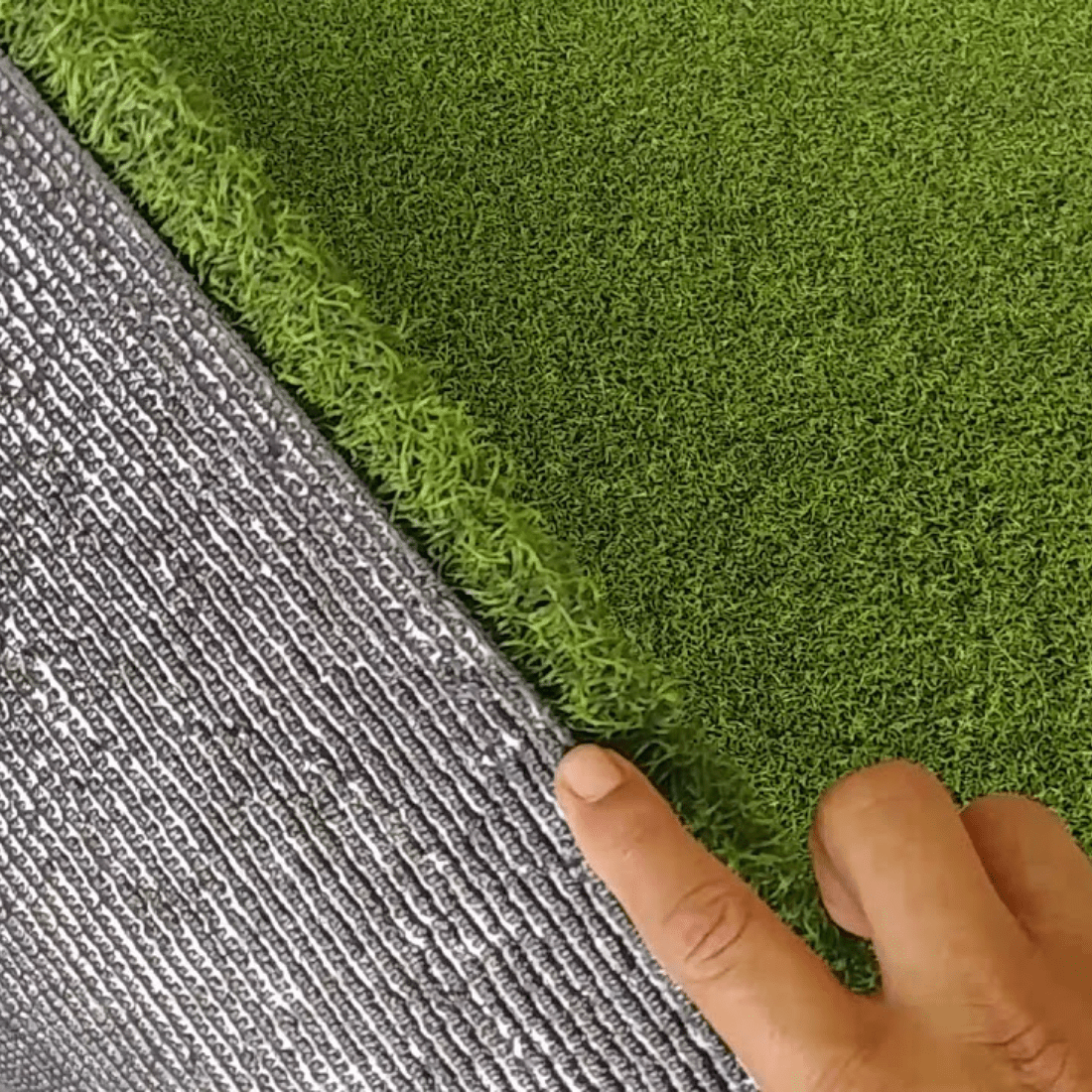 TeeStrike | Golf Hitting Mat 5'x5' with Real Wooden Tee Compatibility | Durable Practice Surface for Year-Round Training 3