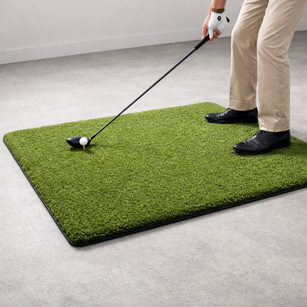 TeeStrike | Golf Hitting Mat with Realistic Turf & Wooden Tee Compatibility | Durable Practice Surface for Year-Round Training 0