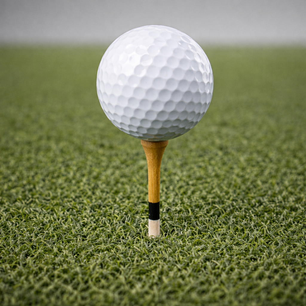 TeeStrike | Golf Hitting Mat with Realistic Turf & Wooden Tee Compatibility | Durable Practice Surface for Year-Round Training 2