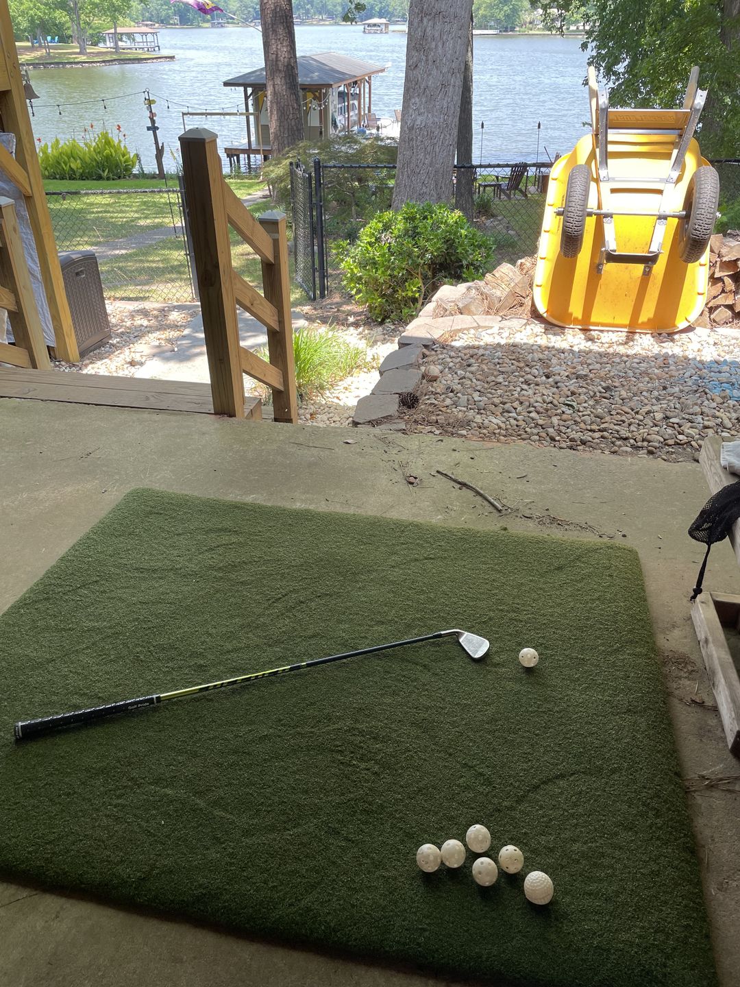 TeeStrike | Golf Hitting Mat with Realistic Turf & Wooden Tee Compatibility | Ideal for Year-Round Practice 6